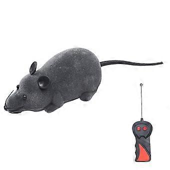 Remote Control Cat Toy Mouse – Realistic Plush Interactive Rat with Battery Powered Fun for Indoor Cats