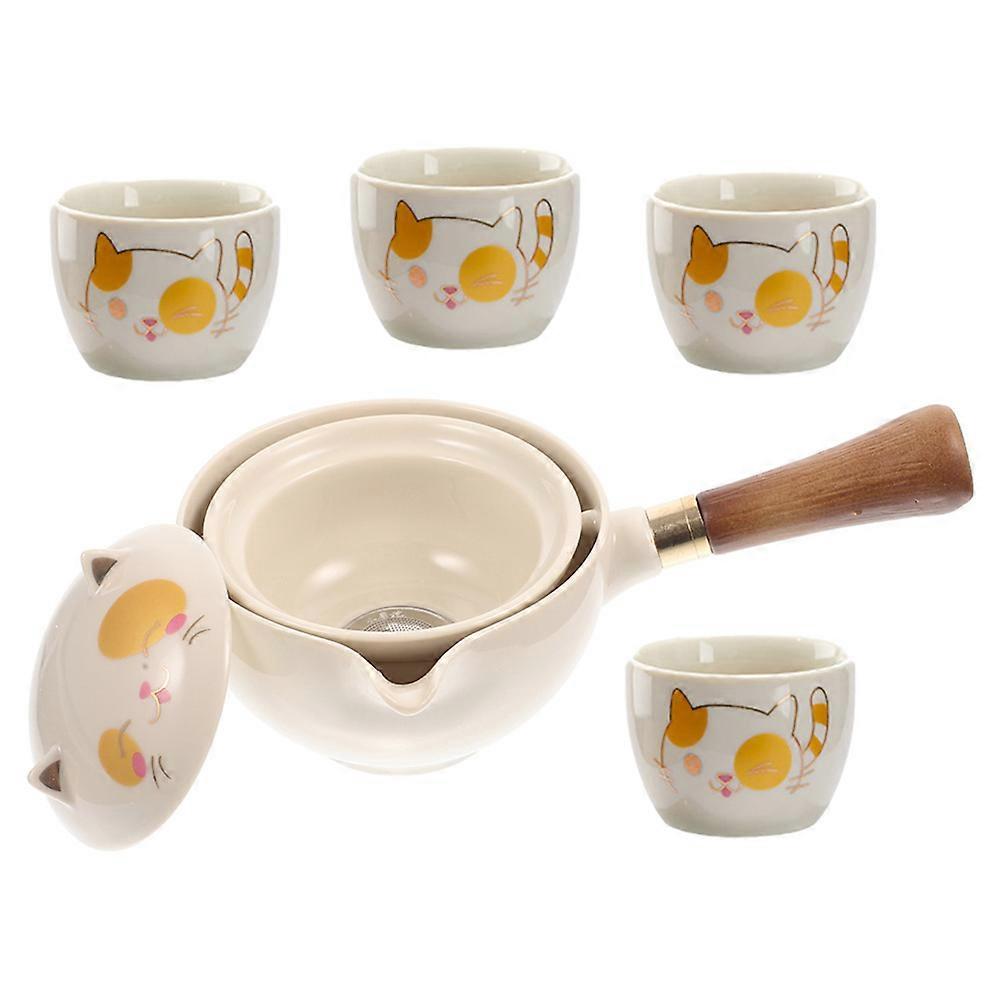 Ceramic Automatic Tea Tea Set for Home 1Set