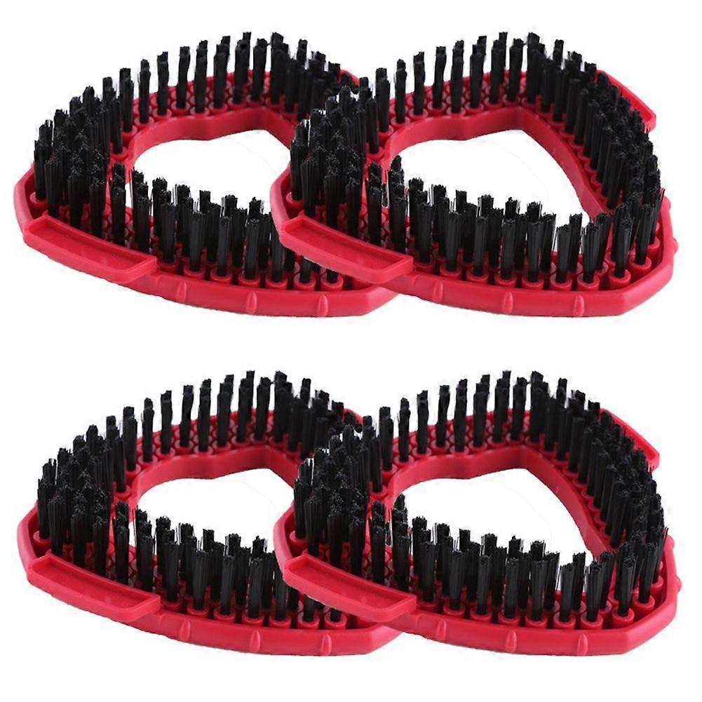 4PCS Spin Mop Replace Head Base Scrub Mop Brush Head Replacement Shower Floor Scrubber