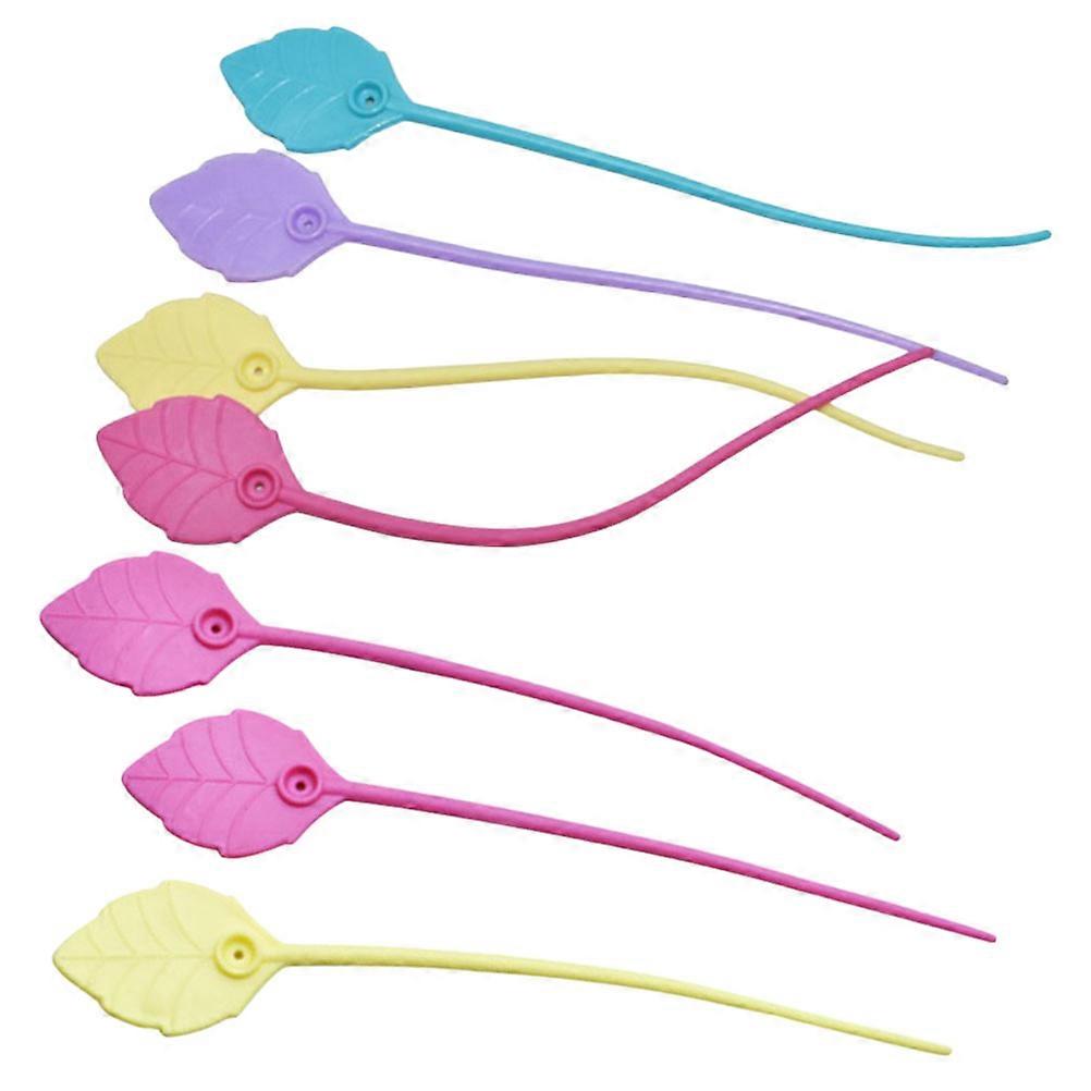 Cartoon Tie Silicone Leaf Shape for Sealing 30Pcs Baking Packaging Ties