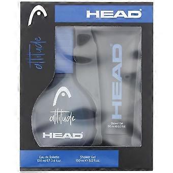 Head Attitude Gift Set 100ml EDT Spray - Shower Gel 150ml