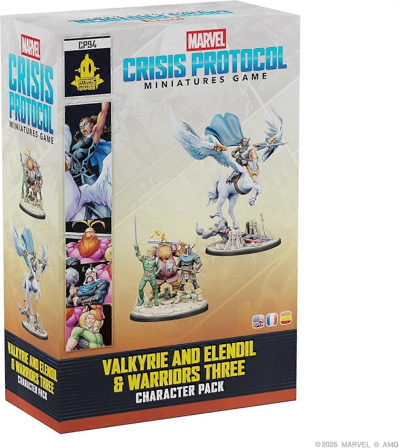 Marvel Crisis Protocol Valkyrie on Aragon & Warriors Three