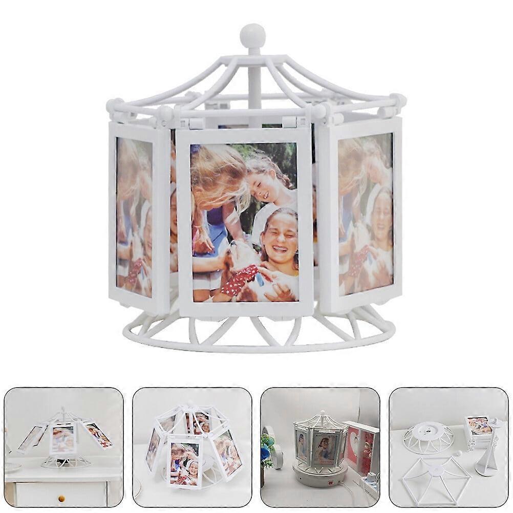Rotatable Picture Frame Rotating Photo Display Frames