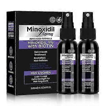 Spray para el crecimiento del cabello 30 ml*2 Pack Espuma voluminizadora para cabello fino Hombres Mujeres,z