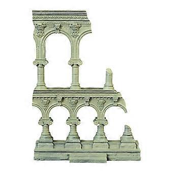 Decoração de aquário europeu, ornamento para aquário, paisagem realista e criativa.