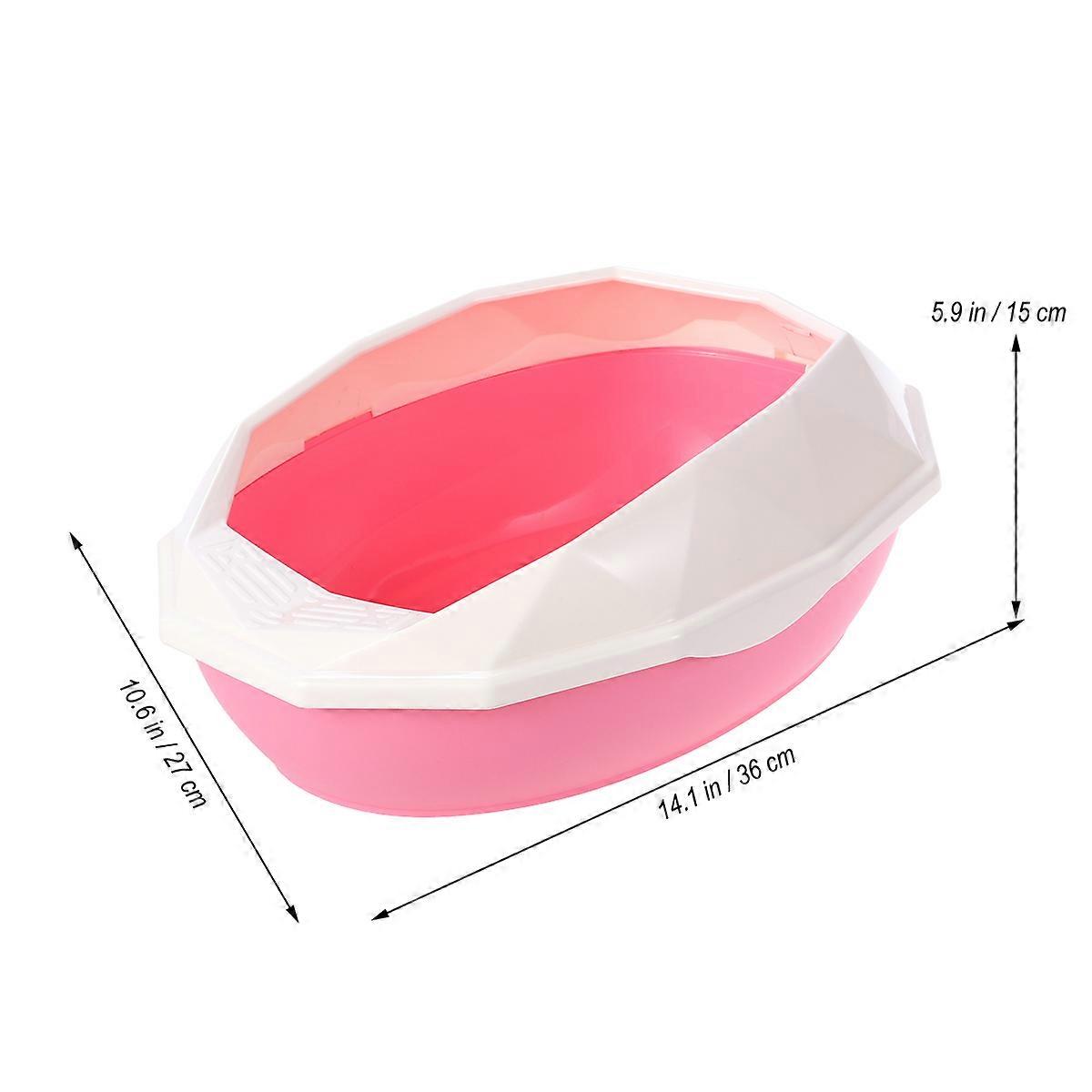 Cat Litter Tray Mini Plastic for Cat Use