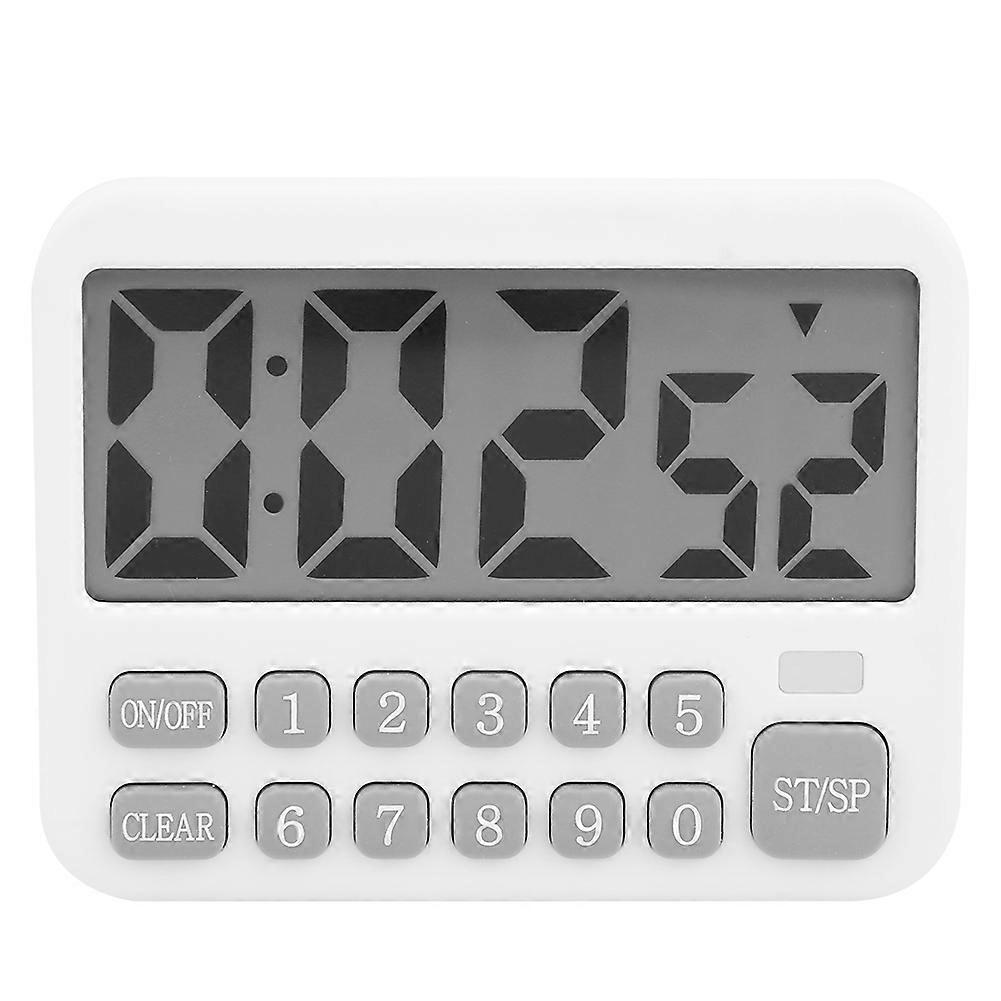 Memory Function Digital Timer for Baking and Teaching, Count Up Down Timer with Large LCD Display and Quick Time Setting, Adjustable Alarm Volume