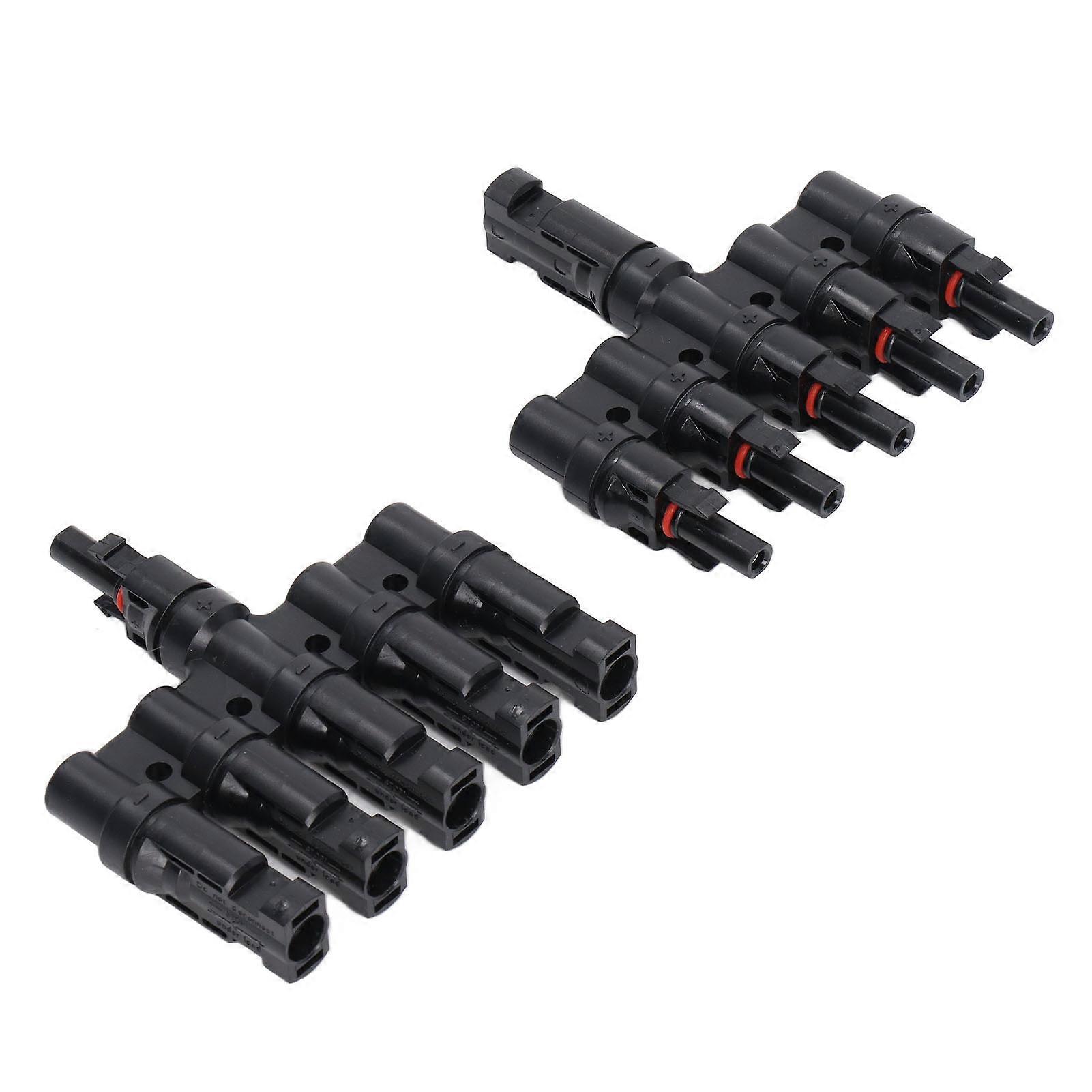 1 Pair Solar Branch Connector Panel Parallel Connection Cable Splitter Coupler DIY Mount Tool T6