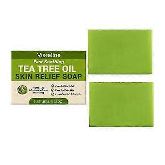 NEW 1-3x Tea Tree Soap Antifungal Antibacterial Treatment for Face & Body Acne, Athlete's Foot, Tinea,Folliculitis Ringworm Jock Itch J