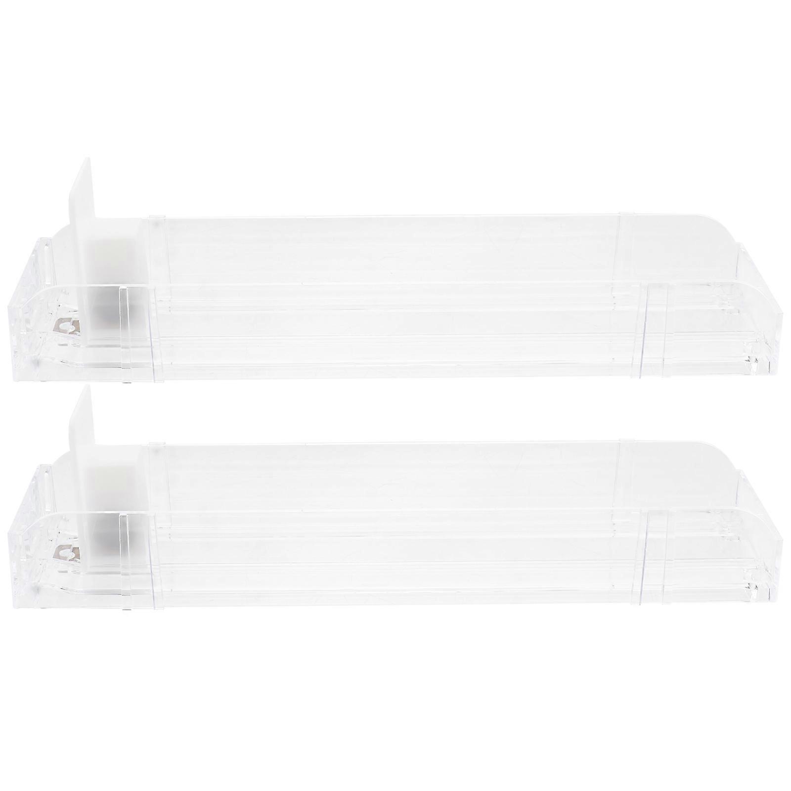 2Pcs Cigarette Showcase Automatic Cigarette Case Auto-Push Case Auto Cigarette Rack (Clear)