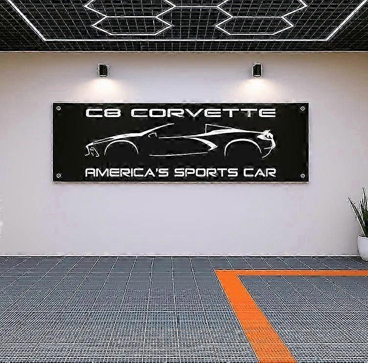 Drapeau Corvette C8 QQ 0017