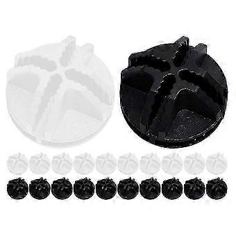 30Pcs Plastic Pet Cage Connectors Small Animals Playpen Fence Fixed Buckles Szrhkj4804