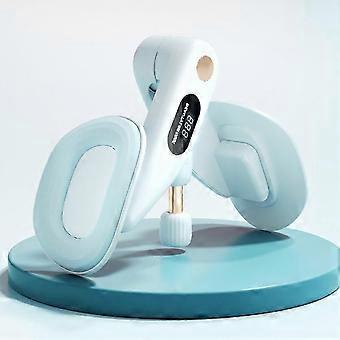 Intelligent Counting Pelvic Floor Muscle Trainer, Adjustable Inner Thigh Exerciser, Non-Slip TPE Pads, Home Gym Leg Press Machine