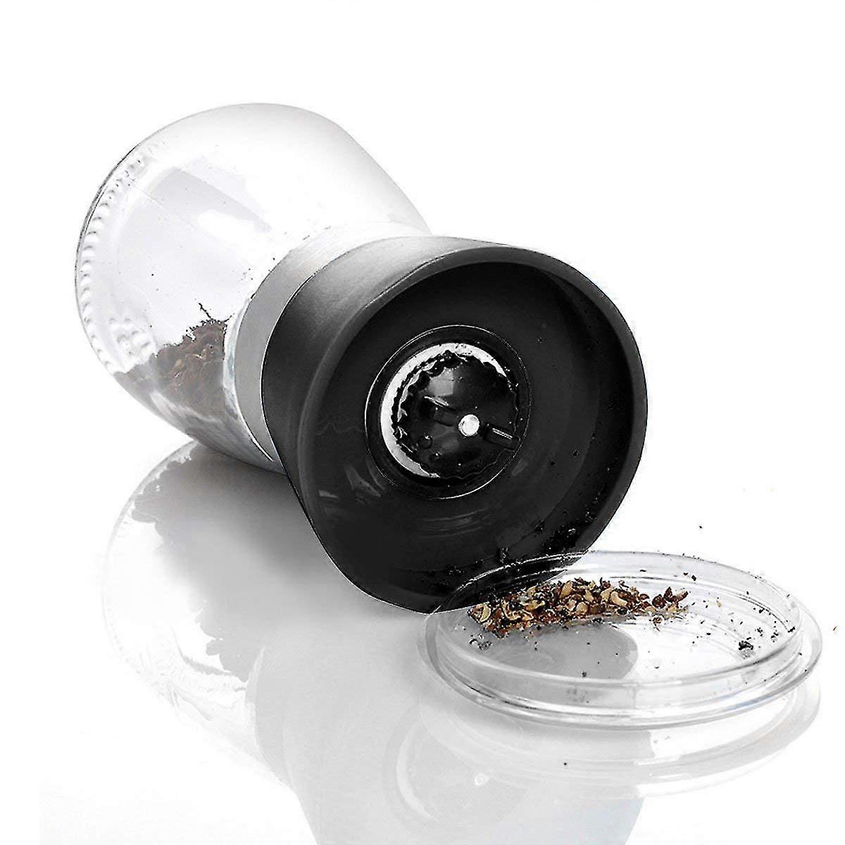 1pcs Refillable Salt Grinder/pepper Grinder/shaker/ Dispenser-black