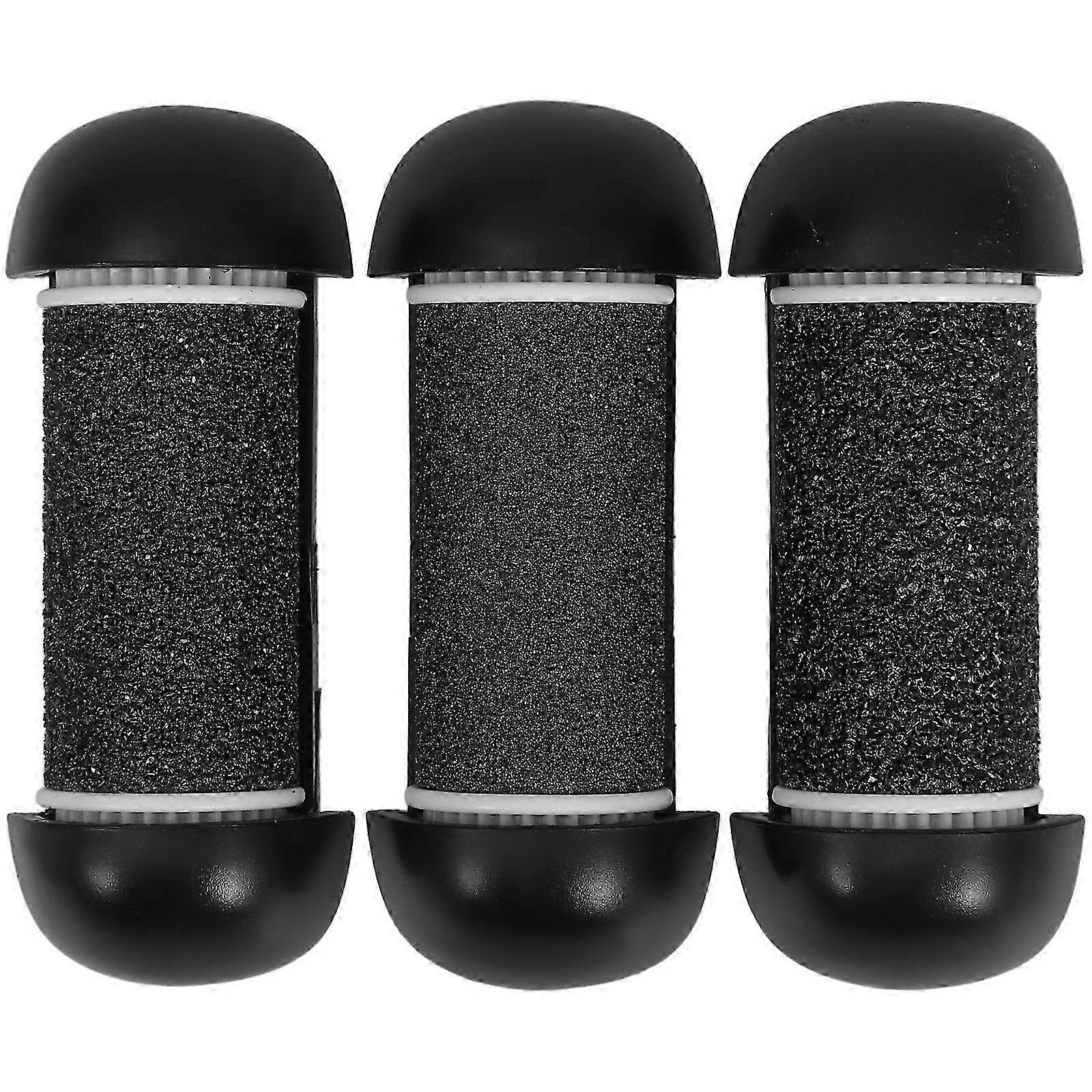 3pcs Replacement Roller Refill Callus Remover Replacement File Replacement Roller Replacement Rollers compatible with Pedicure Electric Foot File Roll