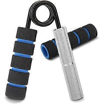 Hand Grip Strengthener, Metal compatible withearm Finger Hand Finger Wrist Exerciser Gripper Strengthener Hand Squeezer, Sliver