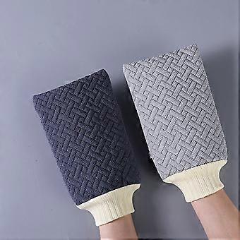 Bathroom scrubbing towel with coarse abrasion for strong exfoliation, scrubbing gloves for back, double-sided bath towel, back scrubbing strip.