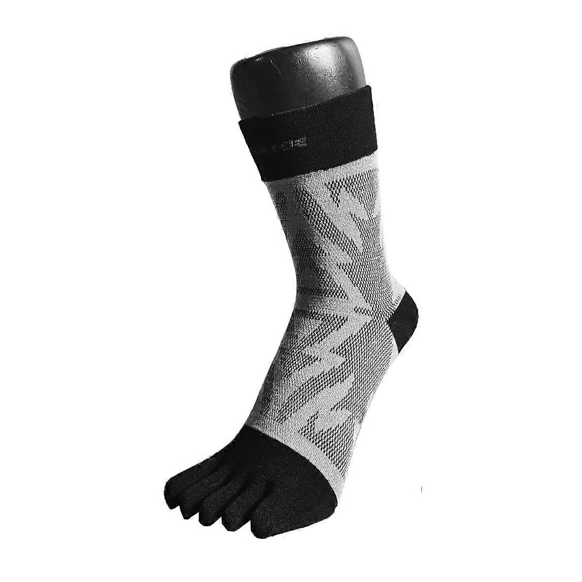TOETOE Essential Liner Nylon Black Toe Socks