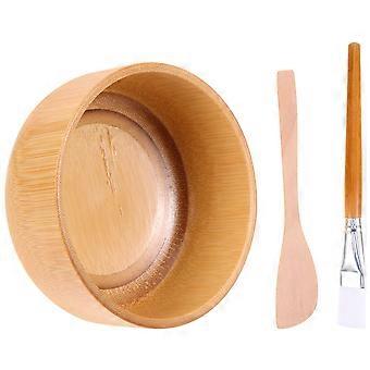 1 Set Mask DIY Bowl Brush Set Practical DIY Mask Tool Simple Mask Brush Bowl Kit