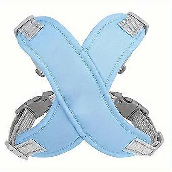 Reflective No-Pull Dog Harness, Breathable Mesh Vest with Adjustable X-Strap and X-Back for Small to Medium Dogs, Hand Washable for Night Walks Traini