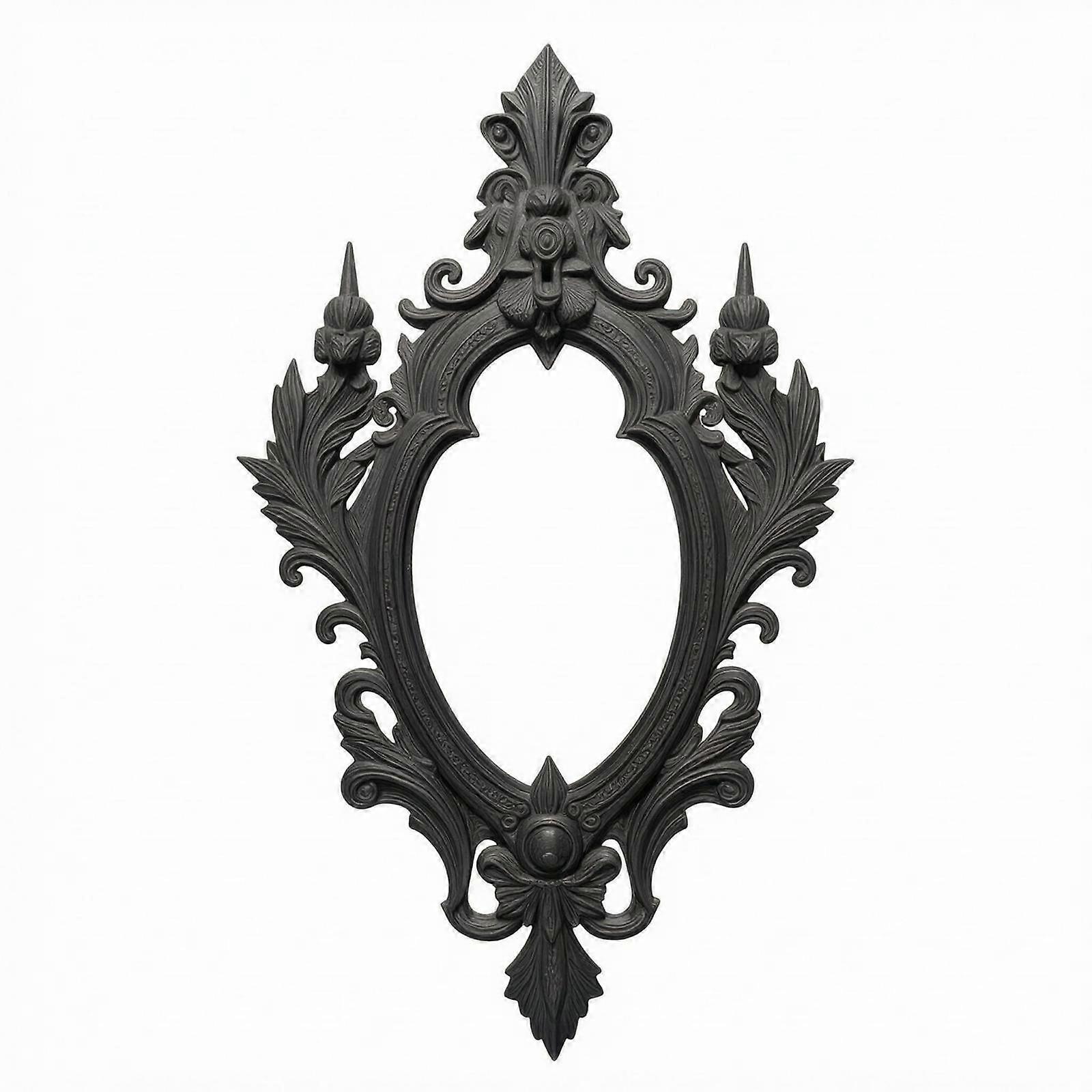 Gothic Picture Frame Scrollwork Baroque Photo Frame Leaf Patterns Image Holder