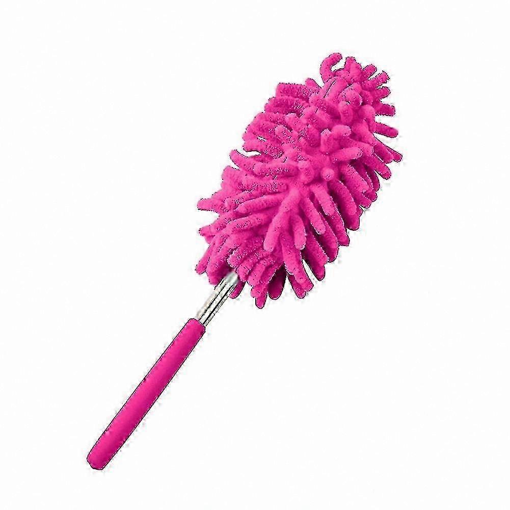 Microfiber Chenille Dusting Brush with Retractable Flexible Handle for Cleaning