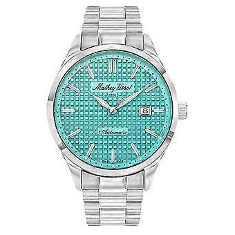 Mathey-Tissot Urban Edelstahl Turquoise Dial Automatik H411ATIF Herrenuhr