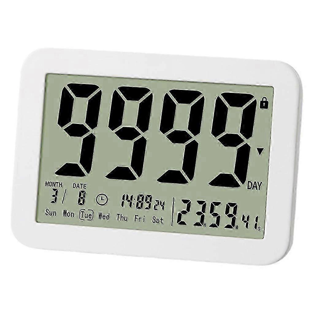 Digital 9999-Days Countdown Timer for Vacation Exam Wedding Kitchen Study