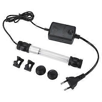 Submersible UV Sterilizer Aquarium Lamp Ultraviolet Algae Cleaner Fish Tank Light Plant Growth Light 5W 220V-240V EU Plug Durable Materia OCD