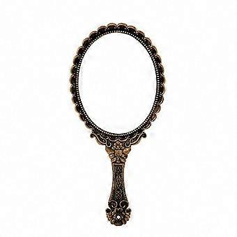 Portable Vintage Hand Held Face Mirror with Handle