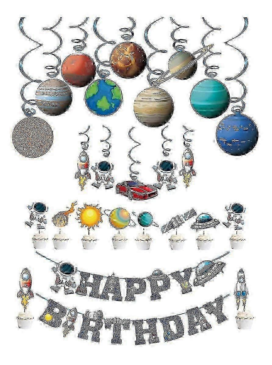Rocket Astronaut Planet Party Set 26pc Paper