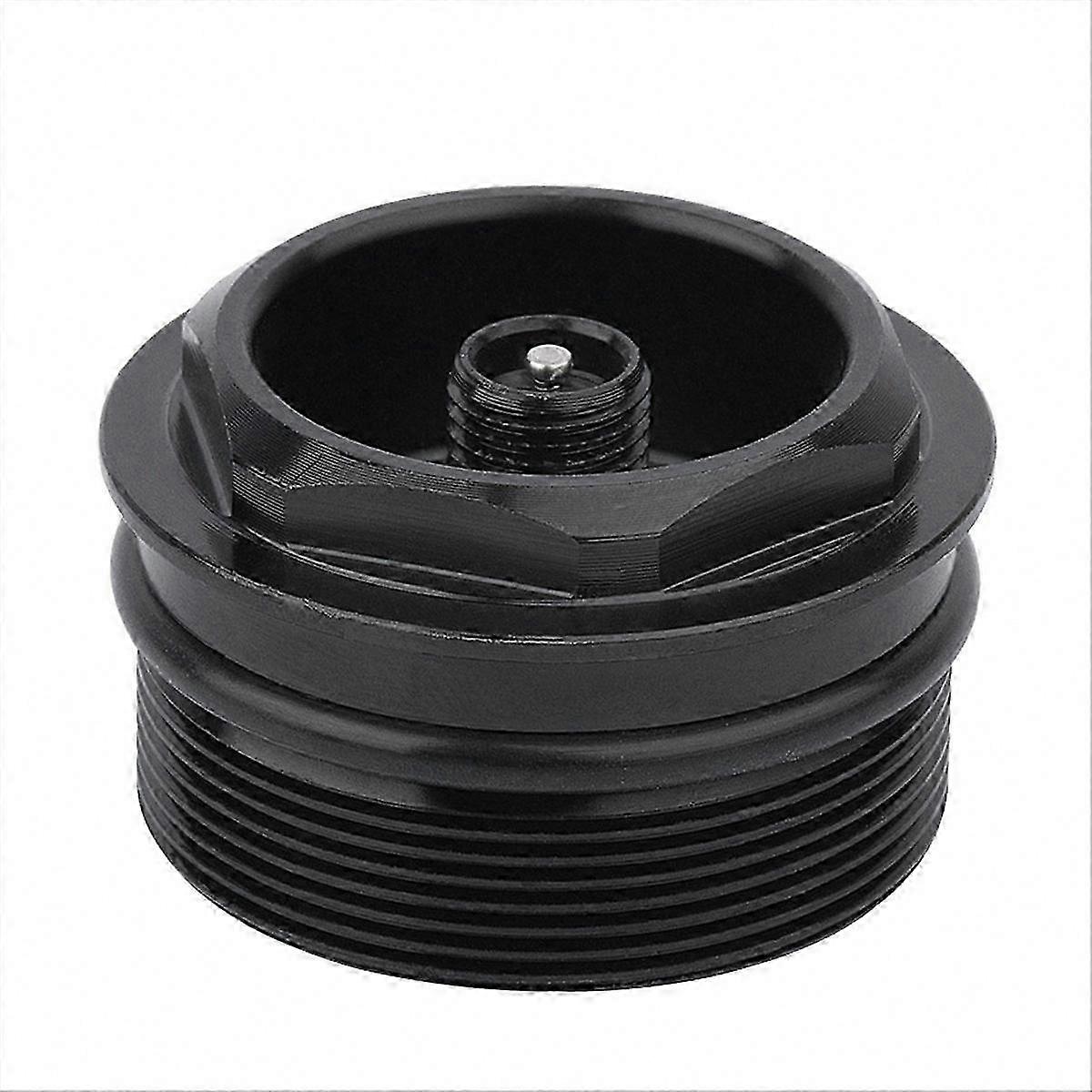 31xP1.0mm Thread Bicycle Front Fork Valve Nut & Air Fork Cap Assembly with Valve Core