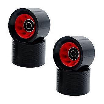 Roller Skates Wheels Double Outdoor 1Set Skates Wheel 95A PU