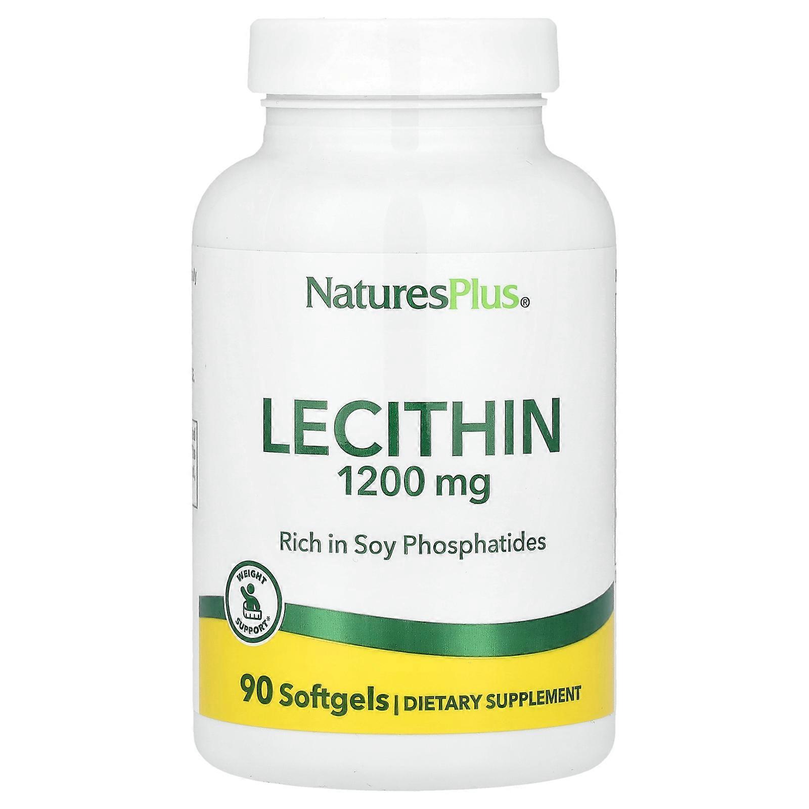 2 x NaturesPlus, Lecithin, 1,200 mg, 90 Softgels