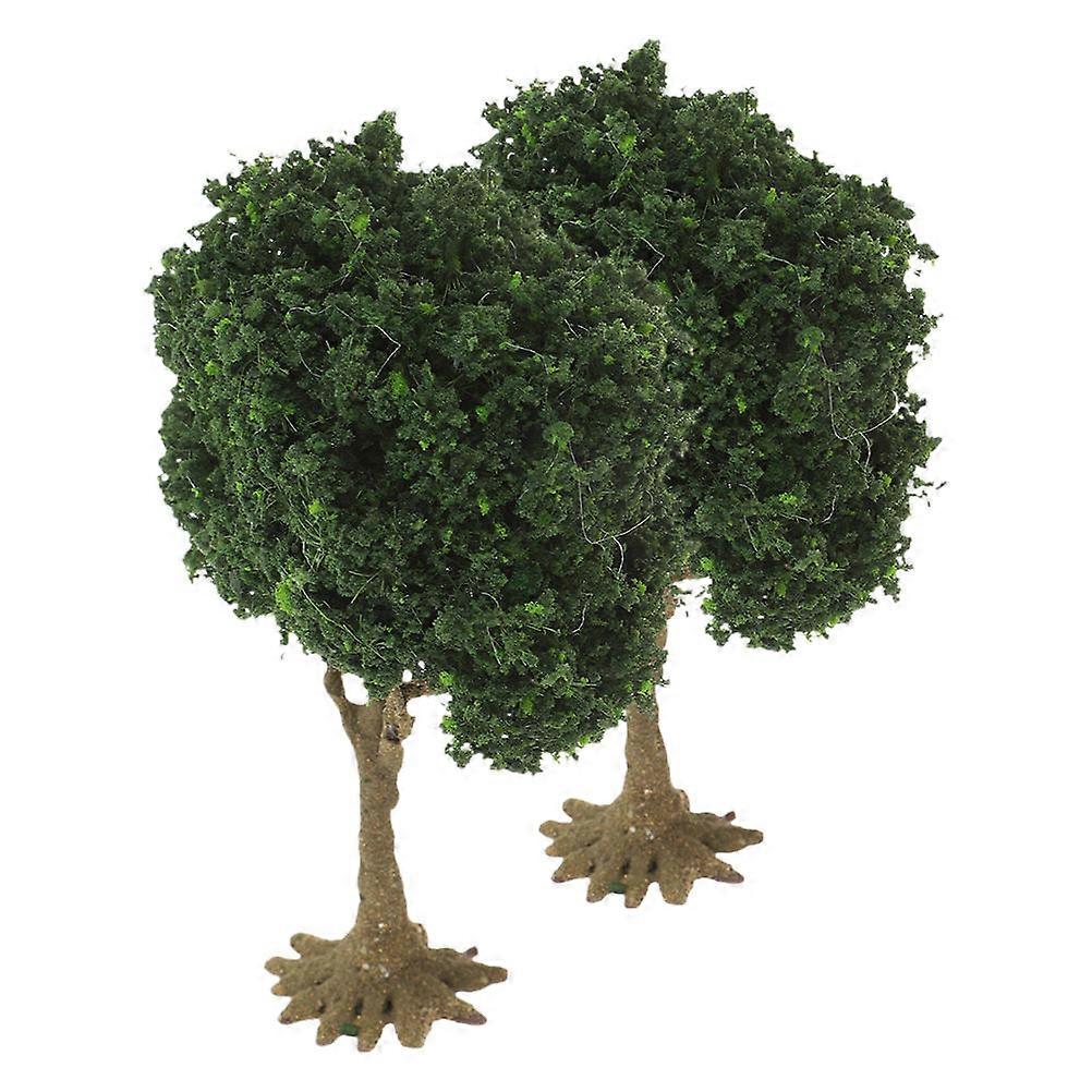 Artificial Miniature Tree Landscape Model Simulation Tree for Landscape 2Pcs