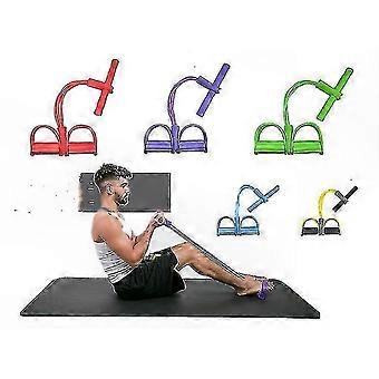 Multi-Function Elastic Fitness Rope for Abdominal Crunches and Pedal Exercises in Purple