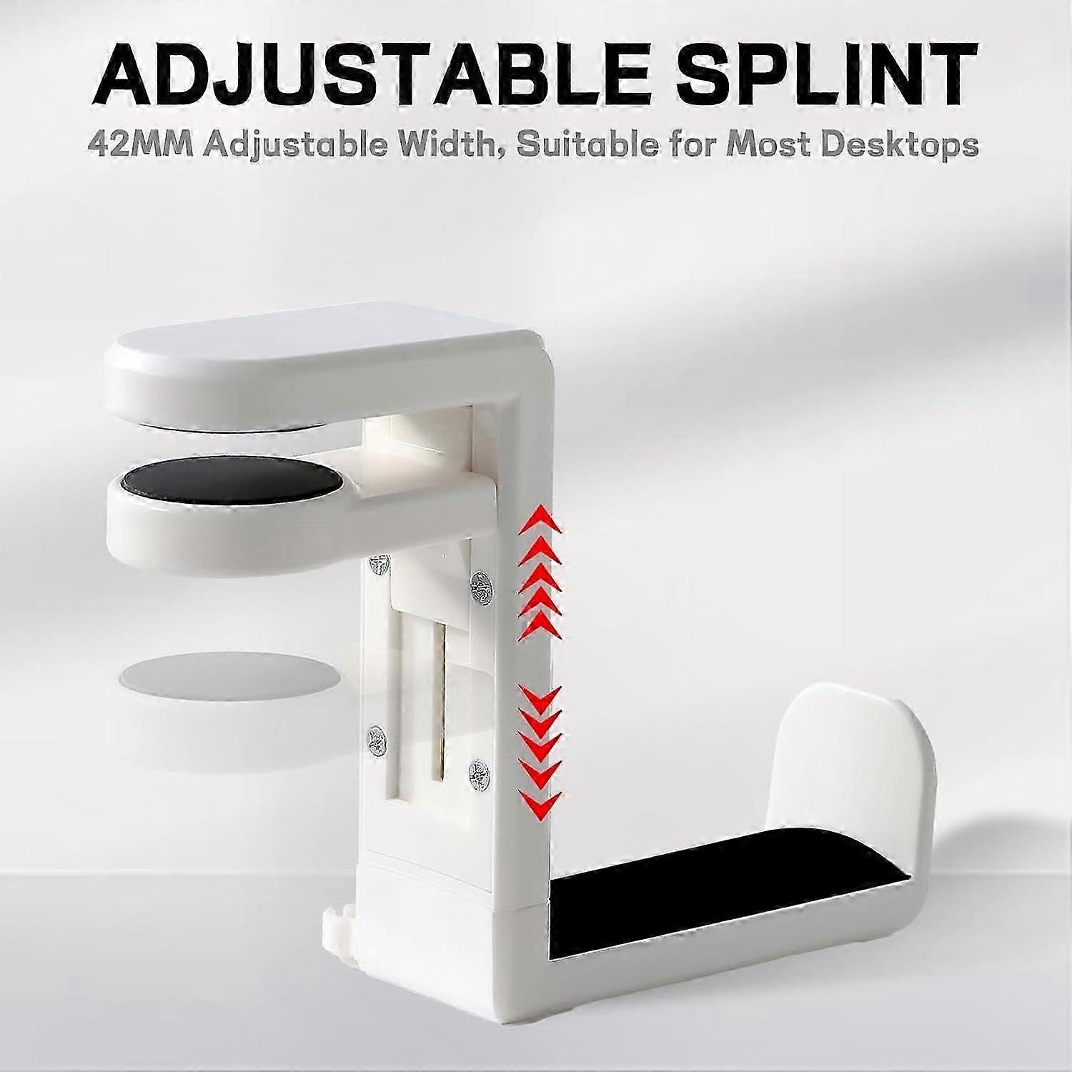 Desk-Mounted Headphone Stand, Space-Saving Organizer Hook for Easy Access and Storage Solution