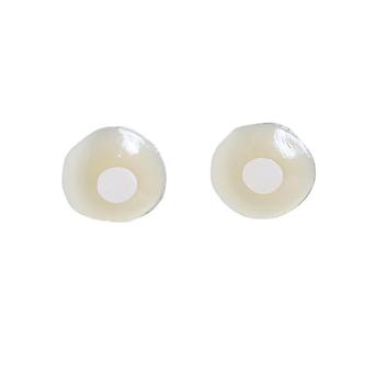 Mike 2 Paar kreisförmiger Nippelflicken, Anti-Protrusion-Flüssigsilikon-Nippelabdeckungen, Silikonpflaster für Brautkleider (verpackt)