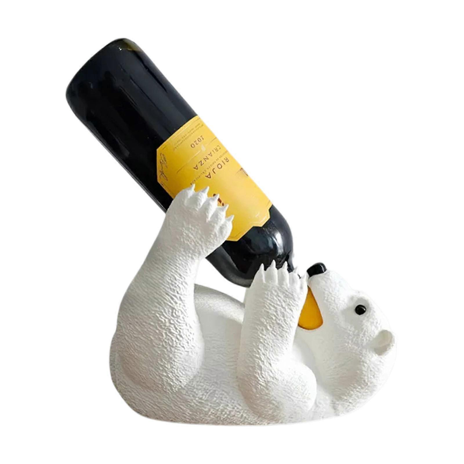 Bear-Themed Tabletop Bottle Holder