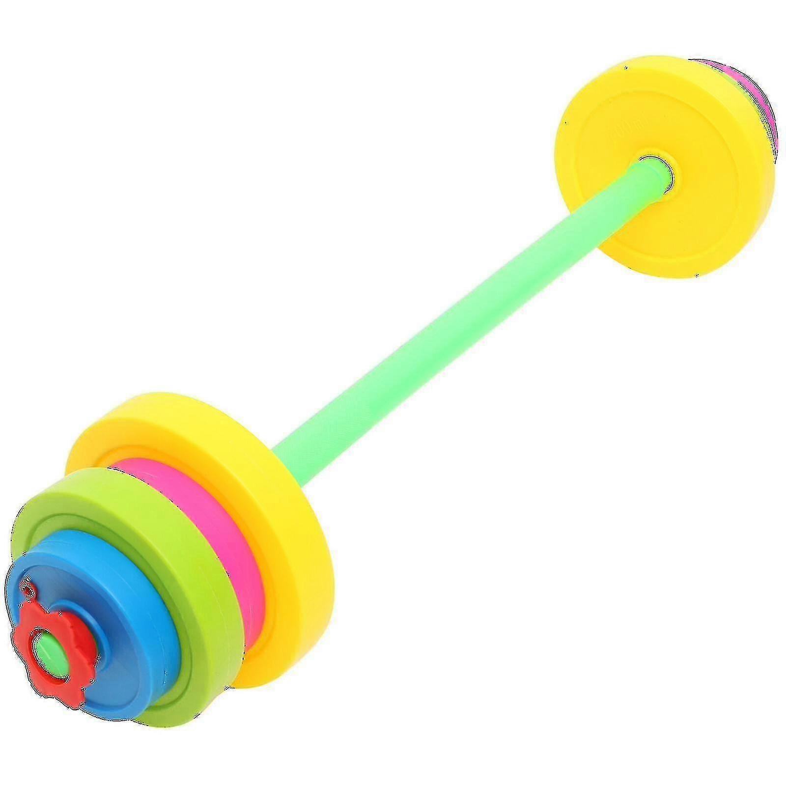 80cm Child Barbell Set Plastic Safe