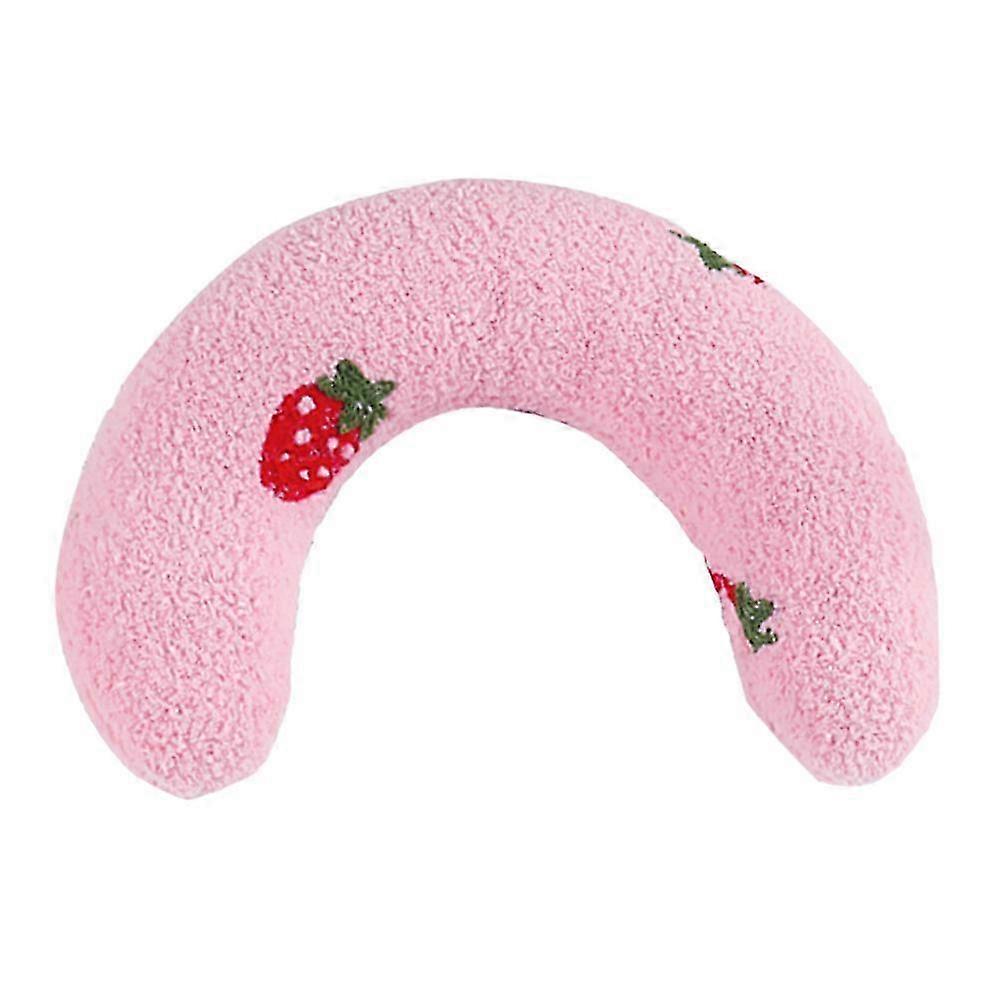 U-Shaped Calming Pet Pillow Soft Fluffy