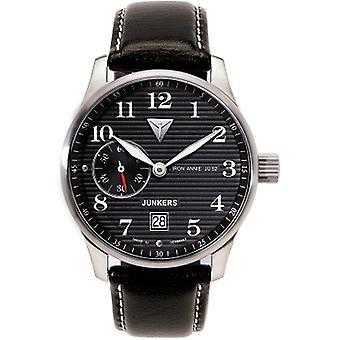 Iron Annie Ju52 Hand-Wound Mechanical Analog Man Watch with Cowskin Bracelet 6638-2