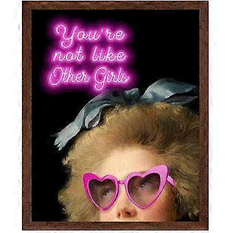 You're Not Like Other Girls Print Madame Grand Wooden Jigsaw Puzzles UE2111