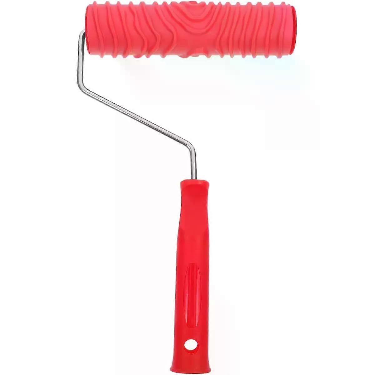 Paint Roller with Handle, Pattern Paint Roller for Doors