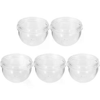 Tube End Cap with Ventilation Hole 5pcs for Cage Pipes