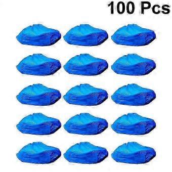 Overschoenen Kinderen Waterdicht Anti-Slip Blauw 32x15cm 100Stuks