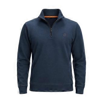 BOSS Zetrust Quarter Zip Sweatshirt Open 