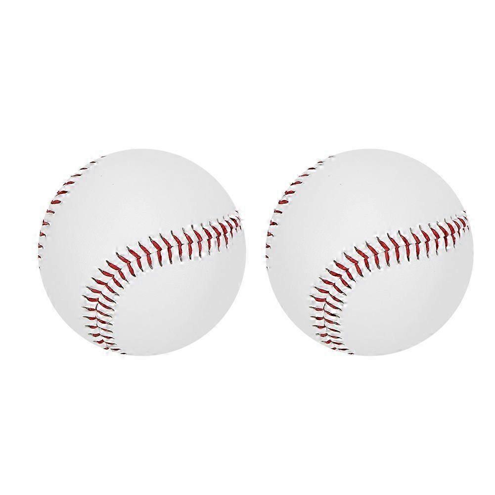 2 Pcs PU Soft Baseballs High Elastic