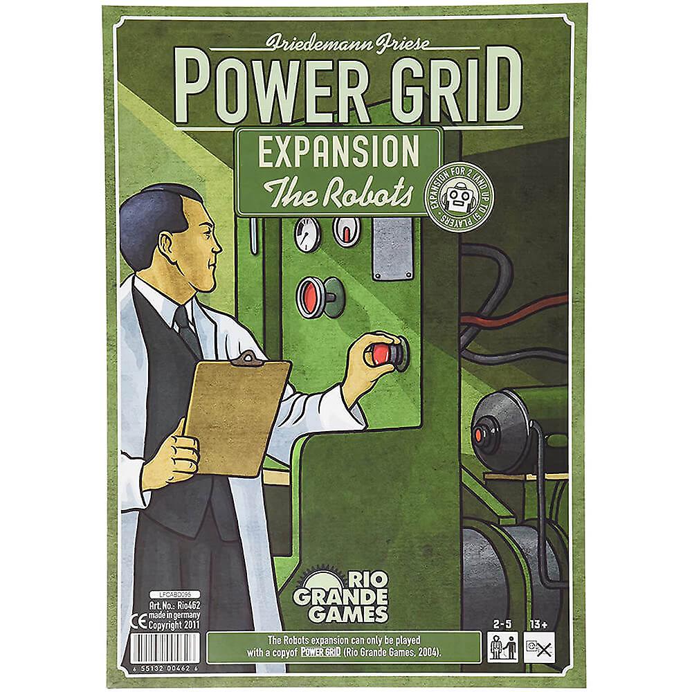 Rio Grande Games Official Power Grid The Robots Board Game 2 to 6 Players