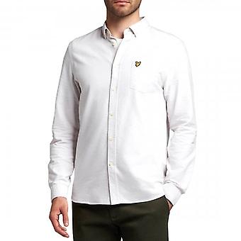Lyle & Scott White Poplin Long Sleeve Shirt LW1115VOG